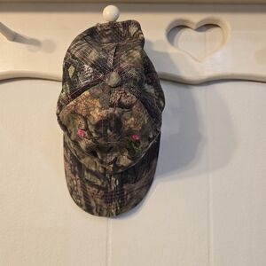 Signature Camouflage Cap with Pink Highlights